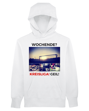 Wochenende? Kreisliga! Geil! Premium Hoodie Hoodie - Kreisligahelden.de