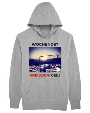 Wochenende? Kreisliga! Geil! Premium Hoodie Hoodie - Kreisligahelden.de