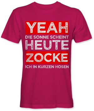 Zocken in kurzen Hosen